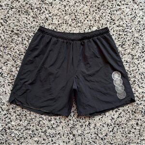 Lululemon X Soulcycle Gym Shorts Men’s Lightweight Lined Black Size XL